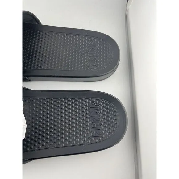 RIPNDIP Lord Nermal Sliders Whole Gang Slides  -‎ Black/Green/White