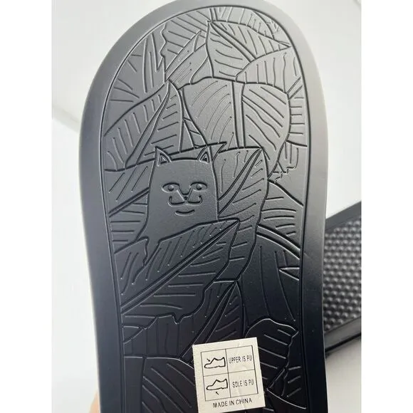 RIPNDIP Lord Nermal Sliders Whole Gang Slides  -‎ Black/Green/White