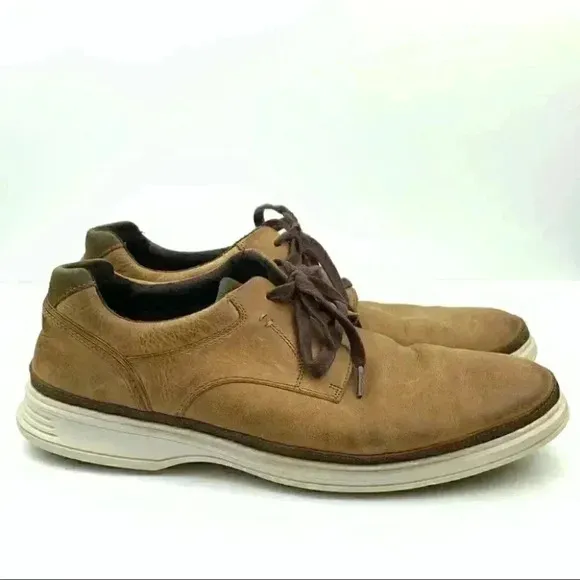 Rockport mens dress sports sz 11 45 brown leather