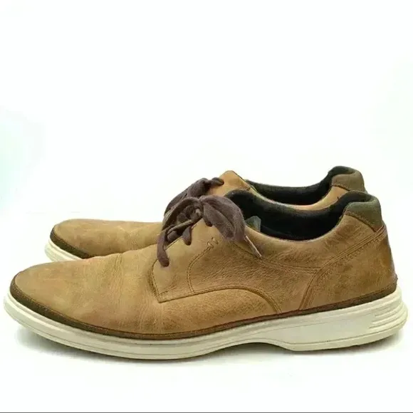 Rockport mens dress sports sz 11 45 brown leather