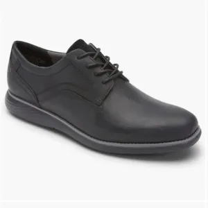 Rockport Men's Garett Plain Toe Shoes Dark Gray