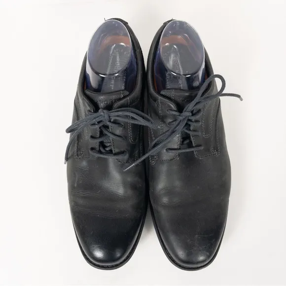 Rockport Men's Garett Plain Toe Shoes Dark Gray