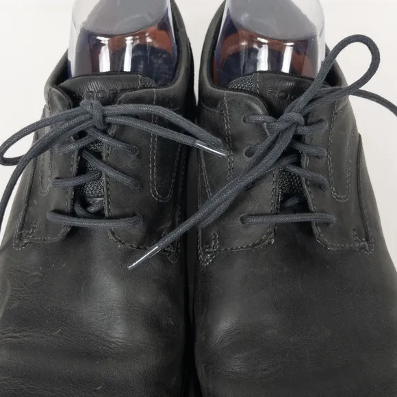 Rockport Men's Garett Plain Toe Shoes Dark Gray