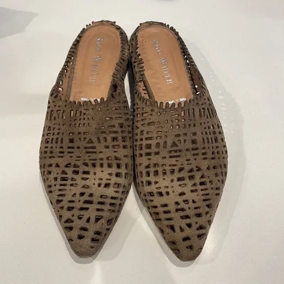 Ron White Open Weave Gradient Leatger Mules—Beautiful!!  Great Condition!! 37