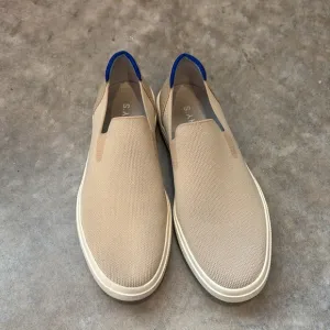 Rothy’s The City Slip On Sneaker – Wheat (Tan/Beige), W 10.5/M 9, EUC