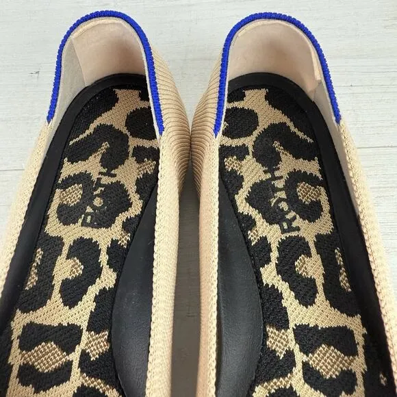 Rothy’s The Point II Flats Womens 9 Slip On Shoes Ecru Beige Neutral Pointed Toe