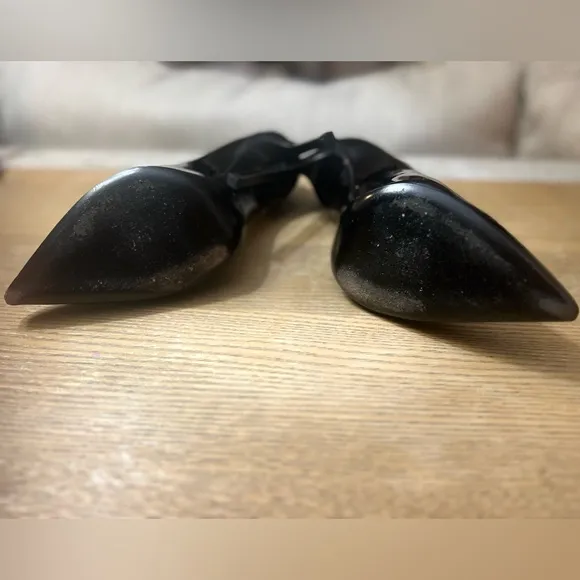 Saint Laurent Black Patent Leather Heels-authentic -box and dust bag included