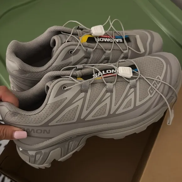 Salomon Gray Trail Running Shoes