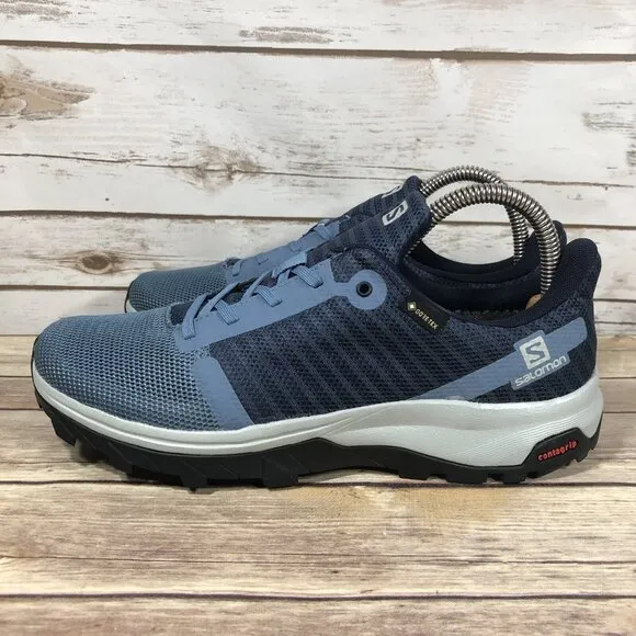 Salomon Outbound Prism Gore-Tex Trail Running Shoes Womens Size 8.5 Jogging