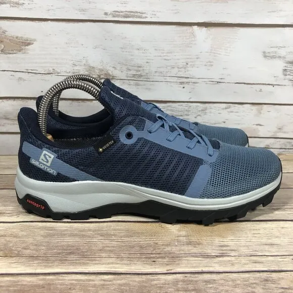 Salomon Outbound Prism Gore-Tex Trail Running Shoes Womens Size 8.5 Jogging