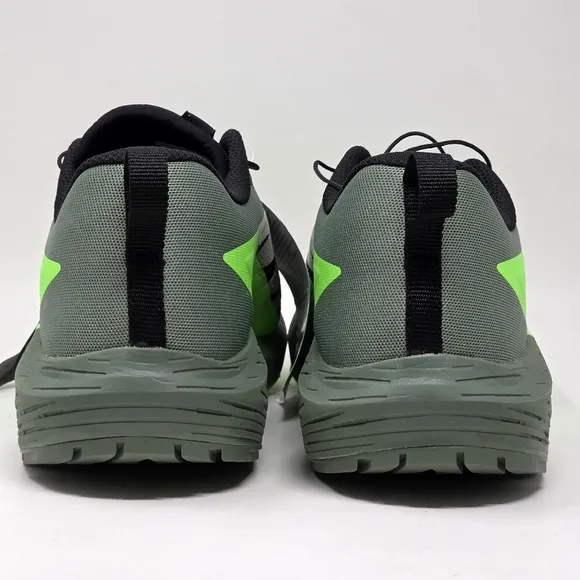 SALOMON Sense Ride 5 Black Green Grey Trail Running Shoes Men’s Size 11.5 New