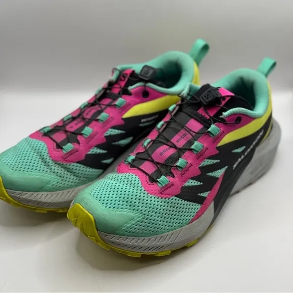 Salomon sense ride 5 Martina trail running shoes size 8 womens,  7 mens