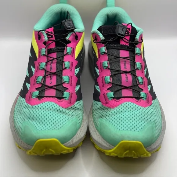 Salomon sense ride 5 Martina trail running shoes size 8 womens,  7 mens