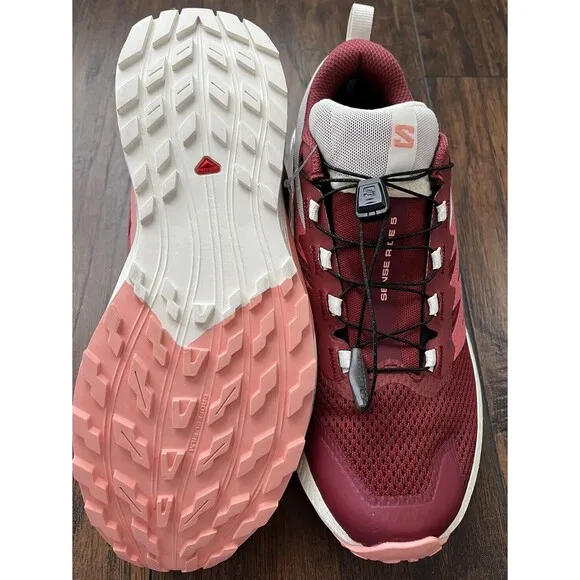 Salomon Shoes Womens Size 10 Sense Ride 5 Goretex Outdoor Trail Running 473145