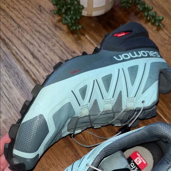 Salomon SPEED Cross 5 Aqua Green Trail Running Shoes
