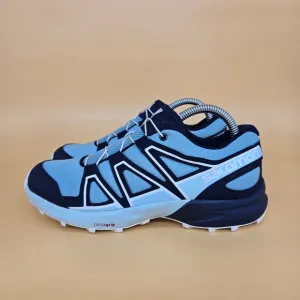Salomon Speedcross Youth Size 5 Blue Trail Running Hiking Shoes