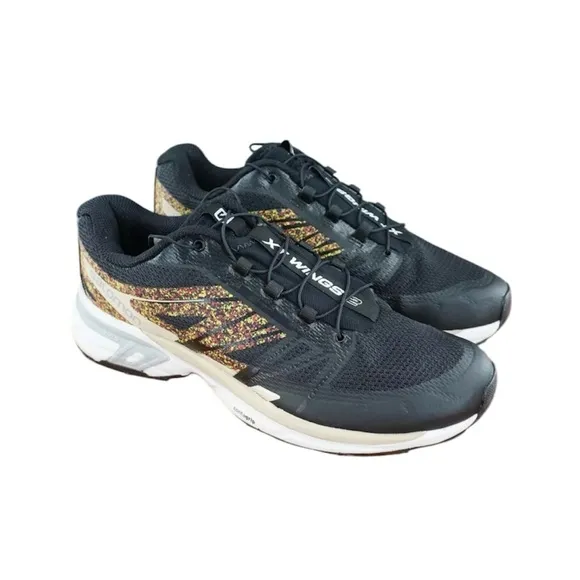 Salomon XT Wings 2 Shoes Unisex Black Women’s 9 Men’s 8 Hiking Trail Outdoor