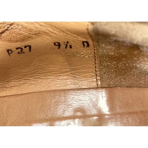 Salvatore Ferragamo Split Toe Brown Leather Men 9..5 D Lace‎ Up Dress Shoes