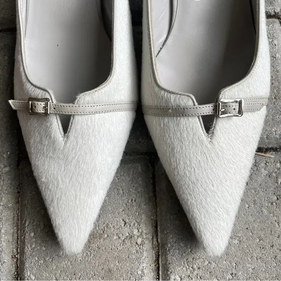 Salvatore Ferragamo White Heels
