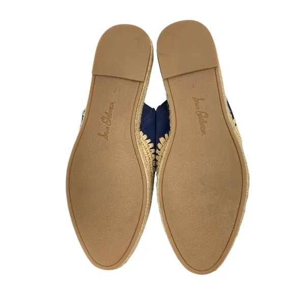 SAM EDELMAN Austin Espadrille Mules Women’s Size 8 in Blue