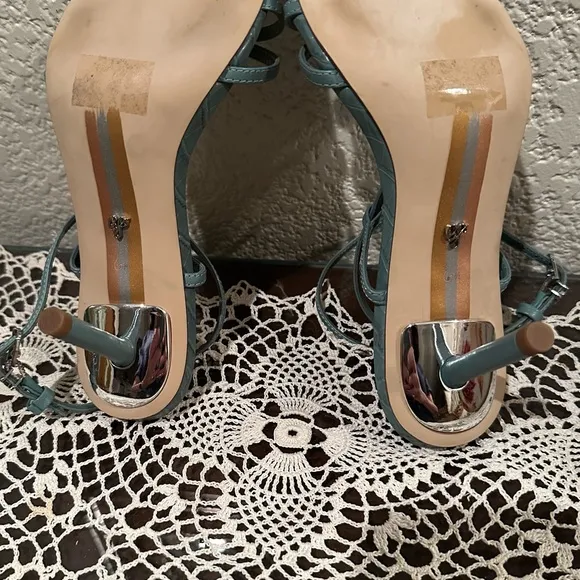 Sam Edelman Blue Sage Pippa Ankle Strap Heels