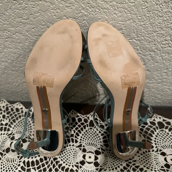 Sam Edelman Blue Sage Pippa Ankle Strap Heels