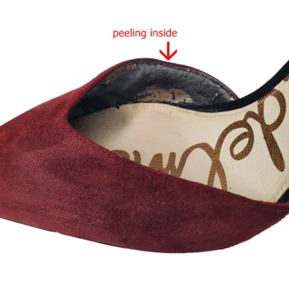 Sam Edelman Darla Suede Studded Pointed Heels.