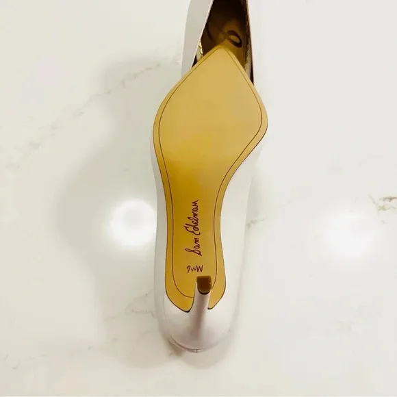 Sam Edelman Hazel Pointed Toe Pump | NIB | Bright White | 7.5 W