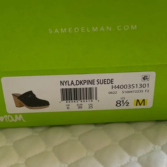 Sam Edelman Nyla Brown Suede Mules