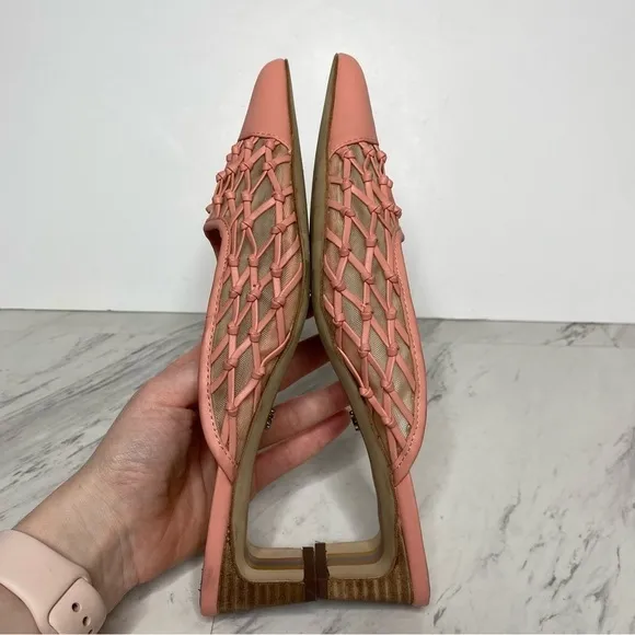 Sam Edelman Synder Pink Faux Leather Mule 7M