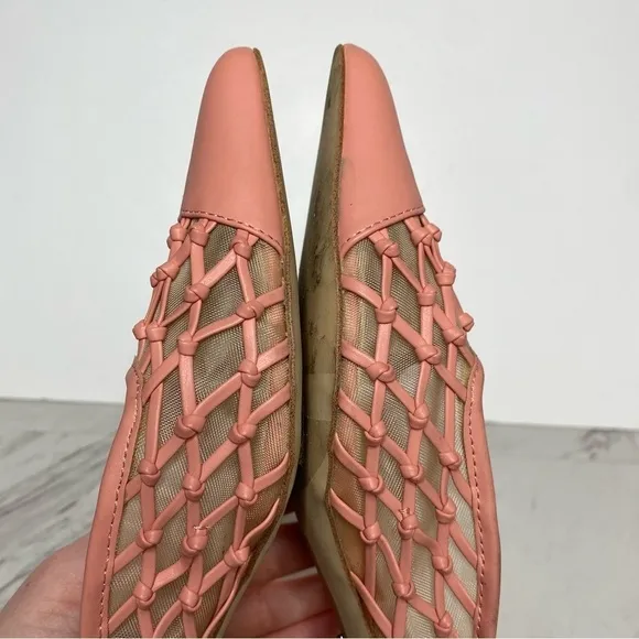 Sam Edelman Synder Pink Faux Leather Mule 7M