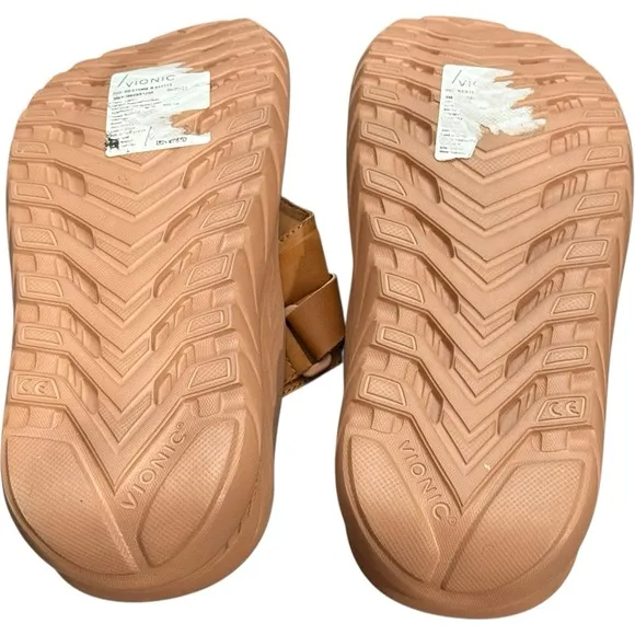 Sample Color Rare Vionic Restore II Thong Tan Slip On Slides Flip-Flops Shoes 8