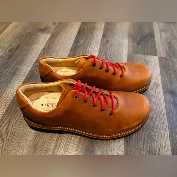 Samuel Hubbard Men's Brown Leather Shoes hiking outdoor breathable