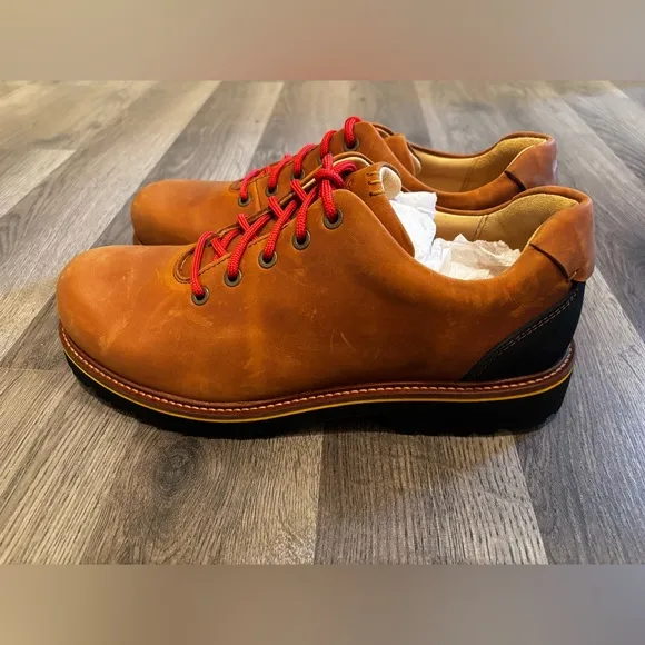 Samuel Hubbard Men's Brown Leather Shoes hiking outdoor breathable