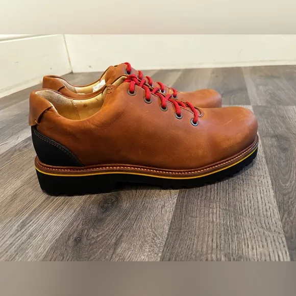 Samuel Hubbard Men's Brown Leather Shoes hiking outdoor breathable