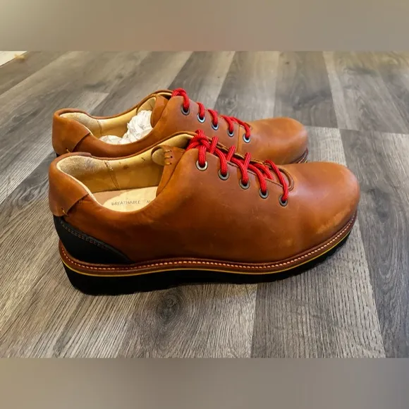 Samuel Hubbard Men's Brown Leather Shoes hiking outdoor breathable