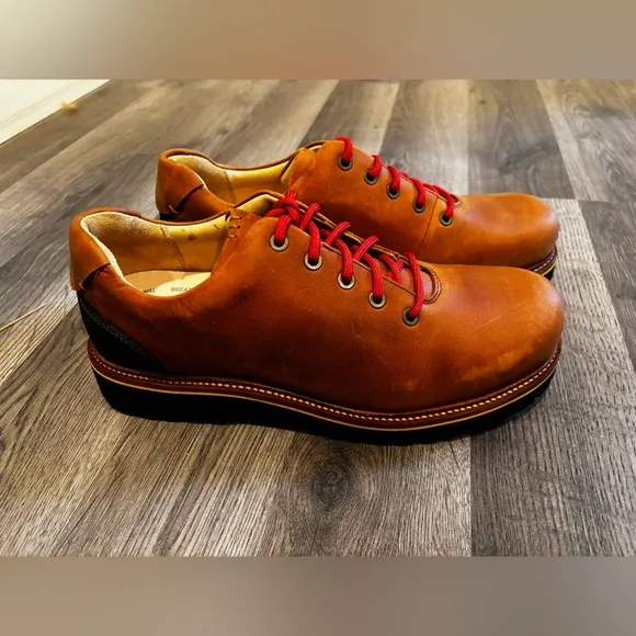 Samuel Hubbard Men's Brown Leather Shoes hiking outdoor breathable