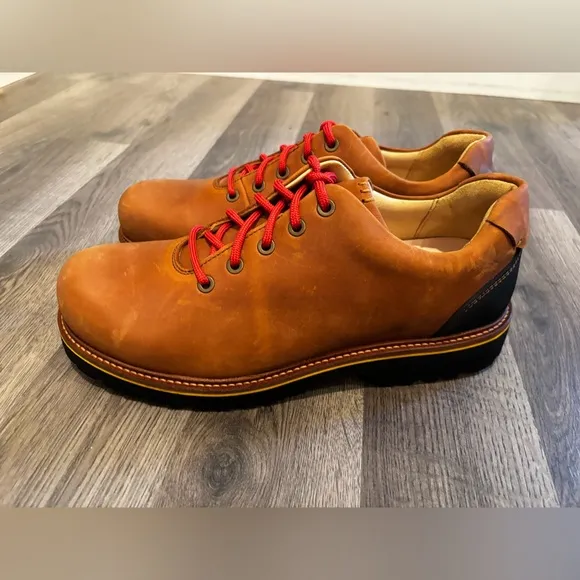 Samuel Hubbard Men's Brown Leather Shoes hiking outdoor breathable