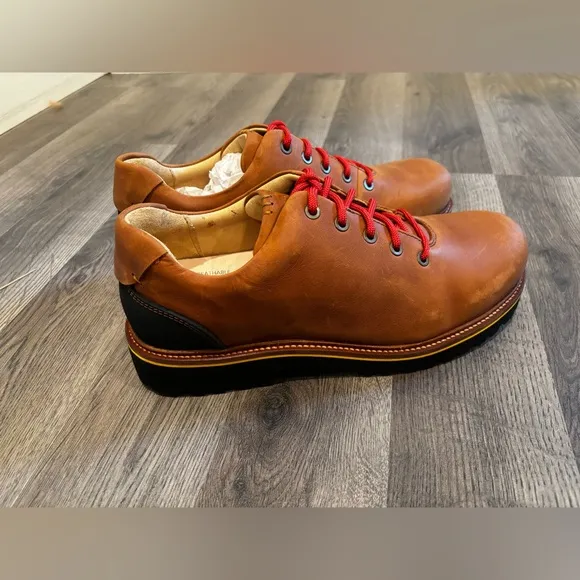 Samuel Hubbard Men's Brown Leather Shoes hiking outdoor breathable