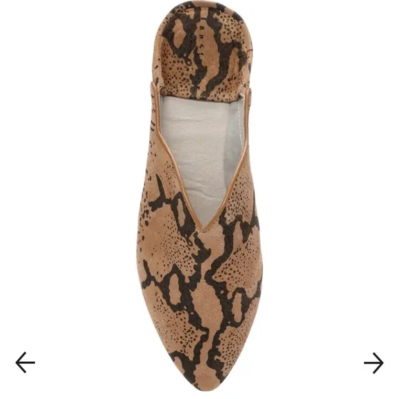 Sanctuary Saieda Snake Print Suede Mules