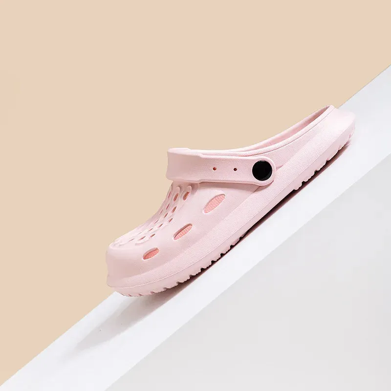 Sandals Summer Casual Garden Clogs Shoes Outdoor Shoes Anti Slip Thick Sole Beach Slippers Without Heels Croxie Shoes for Women