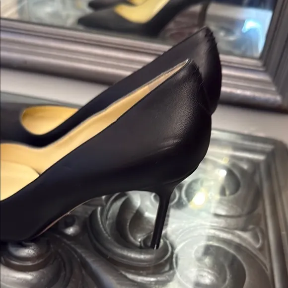 Sarah Flint EU 38 or US 7.5 or 8 Black Leather Women's Perfect Pumps