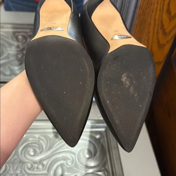 Sarah Flint EU 38 or US 7.5 or 8 Black Leather Women's Perfect Pumps