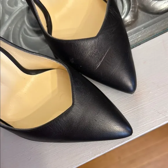 Sarah Flint EU 38 or US 7.5 or 8 Black Leather Women's Perfect Pumps