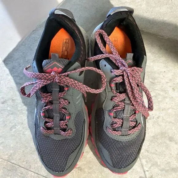 Saucony Excursion TR15 Trail Running Shoes Gray Neon Pink Athletic Sneakers