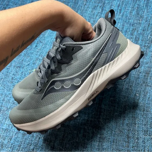 Saucony Peregrine 14 Trail Running Shoes in Bough Shadow