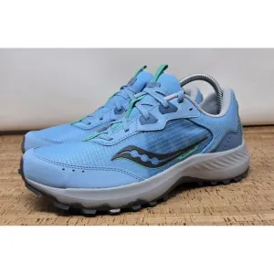 Saucony Shoes Women's 11 Aura Trail Running‎ Athletic Trail Blue Sneakers