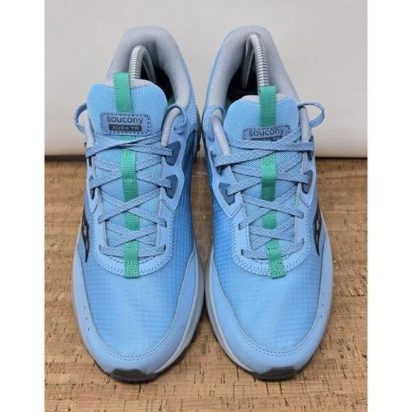 Saucony Shoes Women's 11 Aura Trail Running‎ Athletic Trail Blue Sneakers