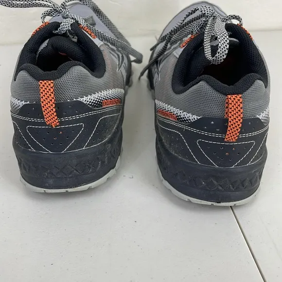 Saucony Trail Excursion TR14 Gray Black Orange Running Shoes S20584-3 Men US 13