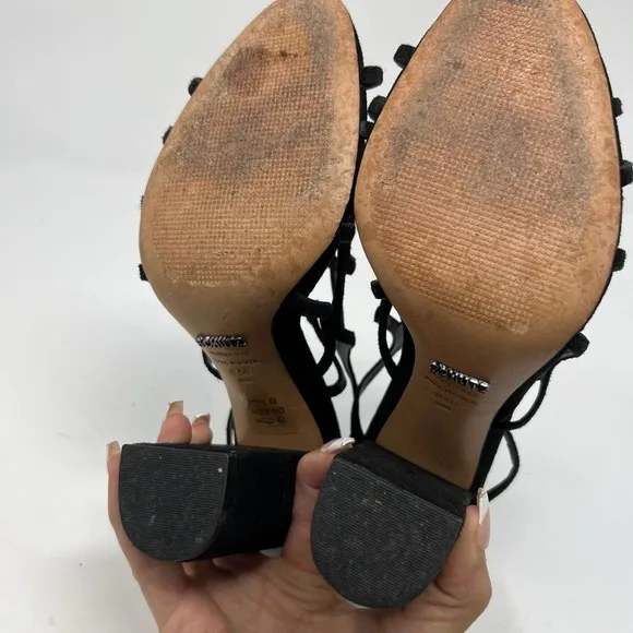 Schutz Honeycomb Strappy Heels